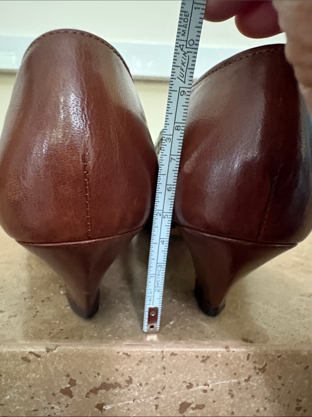🔥HP🔥VTG Stéphane Kélian Paris, Brown Woven Pointed-Toe Pumps - Picture 16 of 17